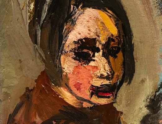 Portrait de jeune femme à la coiffe